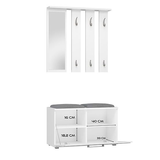 Garderobni ormar Opal OPAL BIJELA