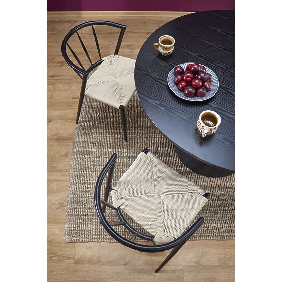 GINTER okrugli stol, crni (2p=1ks)