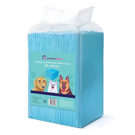 Higijenske podloge za životinje BARRY 60x90 50 kom
