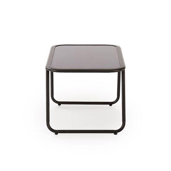 HUDSON, vrtni set (sofa, 2x fotelja, stolić), siva / smeđa (1p=1set)