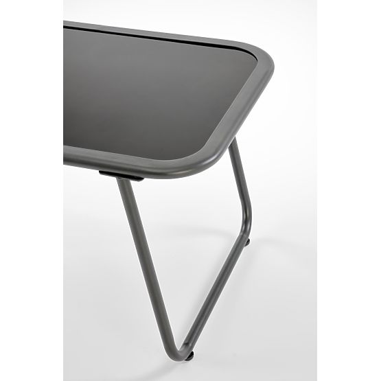 HUDSON, vrtni set (sofa, 2x fotelja, stolić), siva / smeđa (1p=1set)