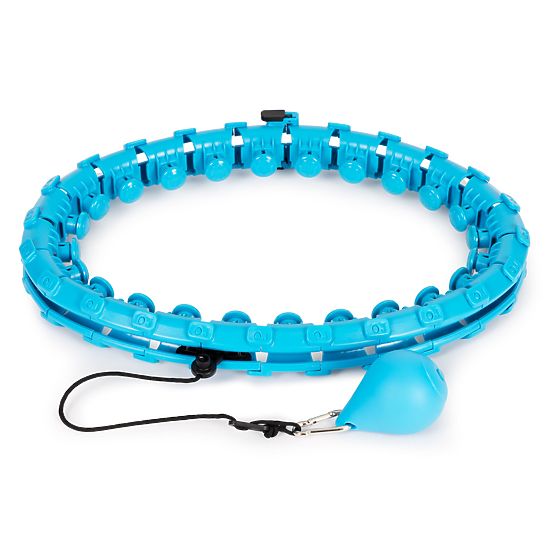 Hula hop s masažnim elementom i dodatnim utezima za fitness vježbanje