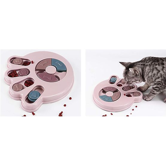 Igra Puzzle igračka za psa i mačku Brady ružičasta