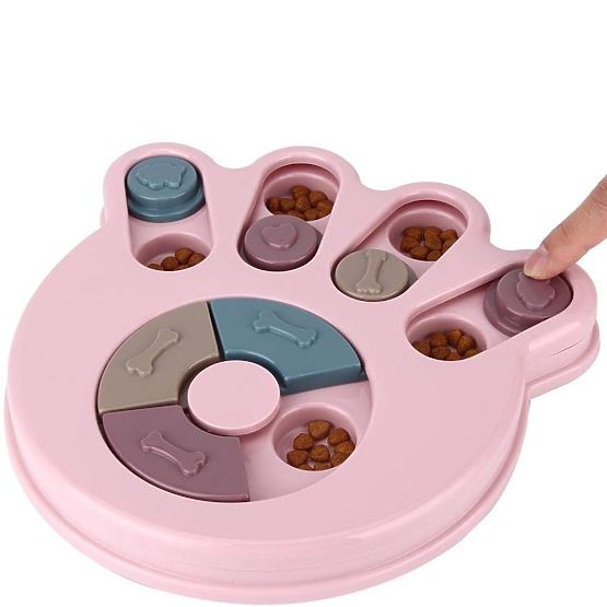 Igra Puzzle igračka za psa i mačku Brady ružičasta