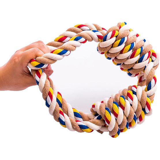 Igračka za povlačenje s čvorovima WALLY 60 cm