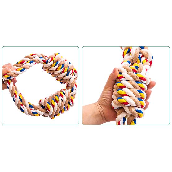 Igračka za povlačenje s čvorovima WALLY 60 cm