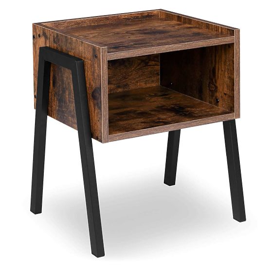 Industrijski loft ormarić Skive Rustic antikni hrast