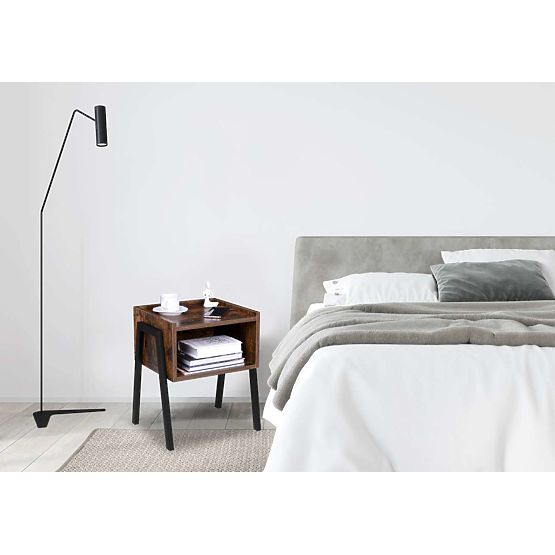 Industrijski loft ormarić Skive Rustic antikni hrast