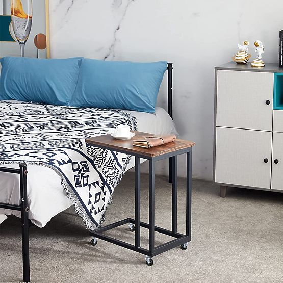 Industrijski loft stol Meren u nijansi starinskog hrasta