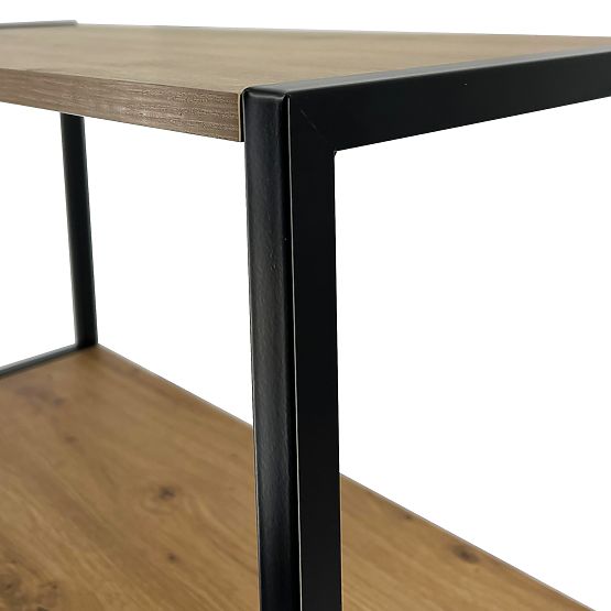 INDUSTRIJSKI REGAL 500 CRNI/CRAFT HRAST