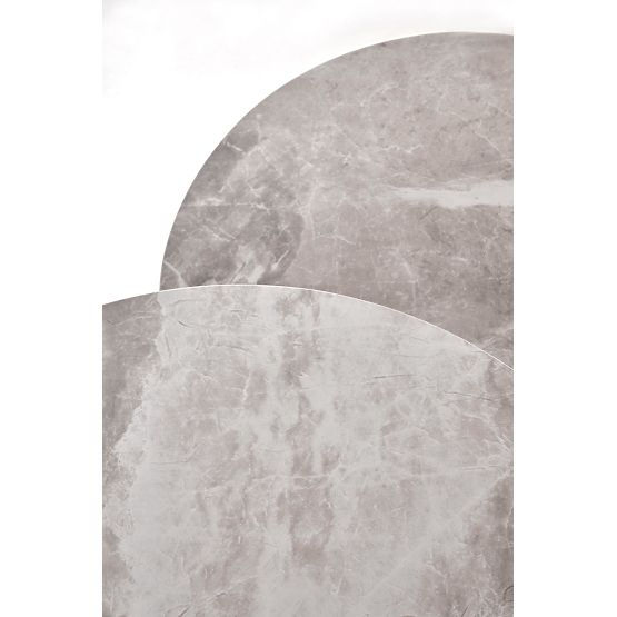 ITAKA set od 2 klupa, pepeljasti mramor / grafit (1p=1kom)