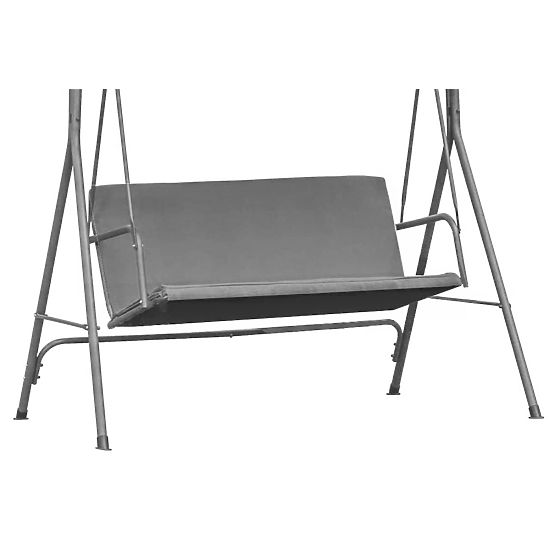 Jastuk za vrtne ljuljačke 127x100 cm sivi MultiGarden