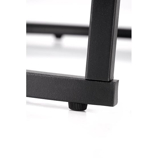 JAVA set od 2 klupe, crni mramor / crna (1p=1kom)