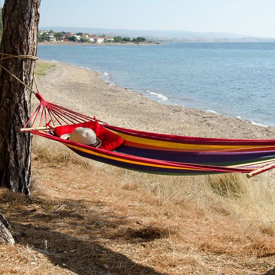 Jednosjedna viseća mreža s razmaknicom 40cm 400257 Žuta