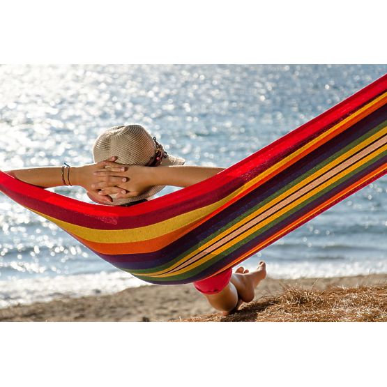 Jednosjedna viseća mreža s razmaknicom 40cm 400257 Žuta