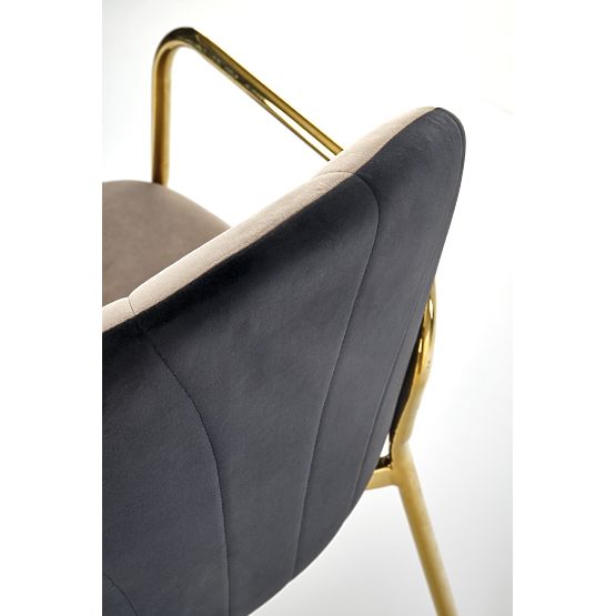 K500 stolica bež / crna (1p=2 kom)