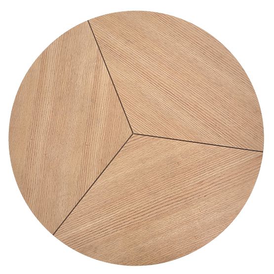 KARIDA konferencijski stolić prirodni hrast/crna (1p=1ks)