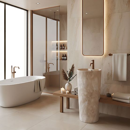 Keramički Samostojeći Umivaonik Blanka Savana Matt