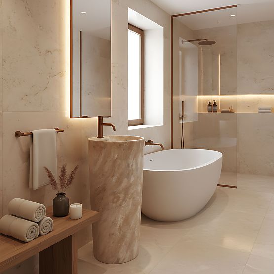 Keramički Samostojeći Umivaonik Blanka Savana Matt