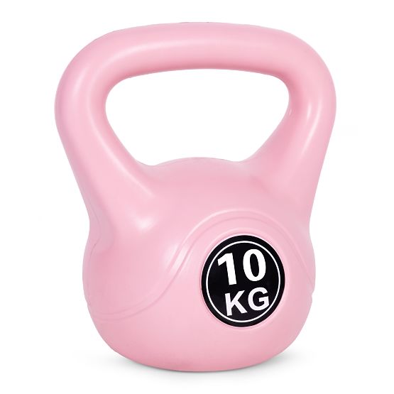 Kettlebell uteg 10 kg za vježbanje ružičasta ModernHome