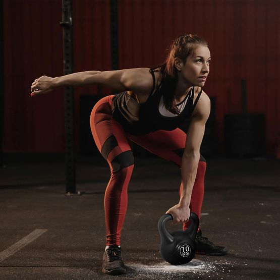 Kettlebell uteg 10 kg za vježbanje uteg kugla težina fitness ModernHome