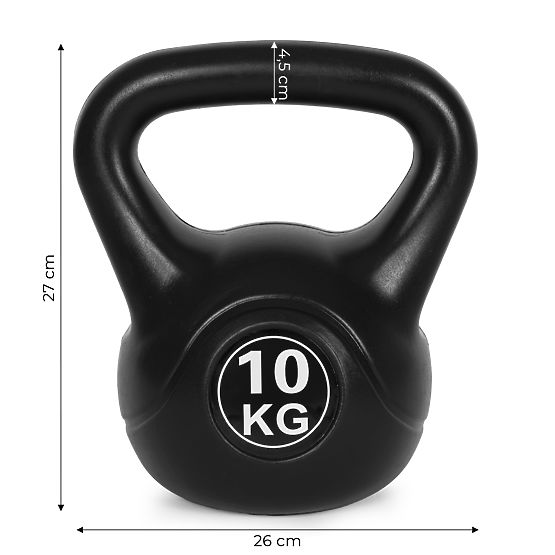 Kettlebell uteg 10 kg za vježbanje uteg kugla težina fitness ModernHome