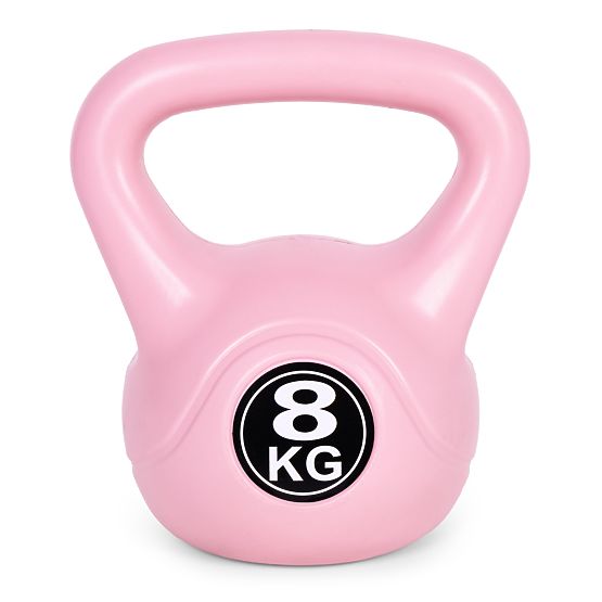 Kettlebell uteg 8 kg za vježbanje ružičasti ModernHome
