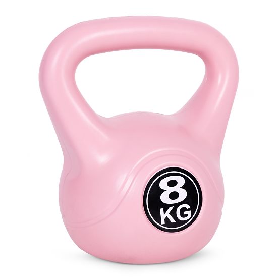 Kettlebell uteg 8 kg za vježbanje ružičasti ModernHome