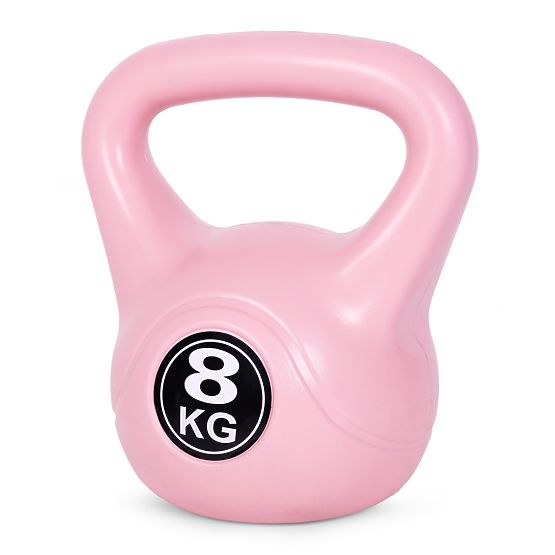 Kettlebell uteg 8 kg za vježbanje ružičasti ModernHome