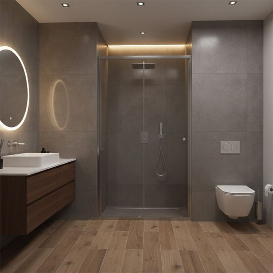 Klizna tuš vrata Rea Primo Slide 110 Chrom