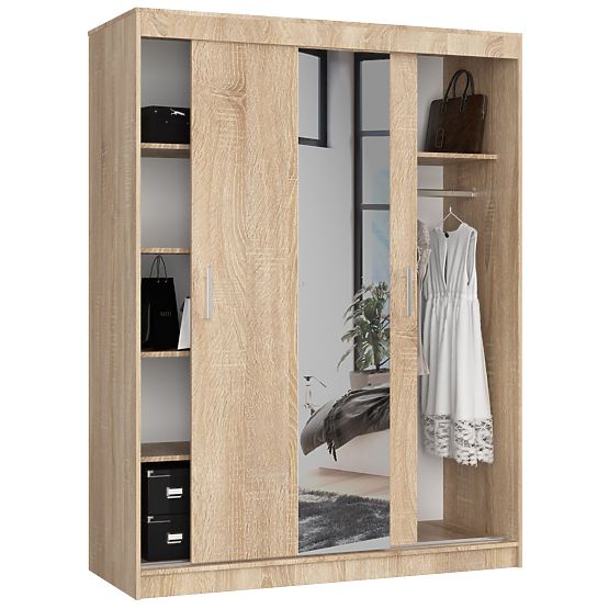 KLIZNI ORMAR 150cm CLP SONOMA
