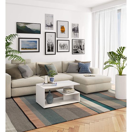 KLUB STOL PIN BIJELI