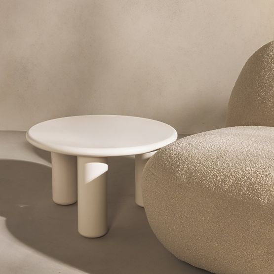 Klub stolić Blair 60 cm, krem, mat