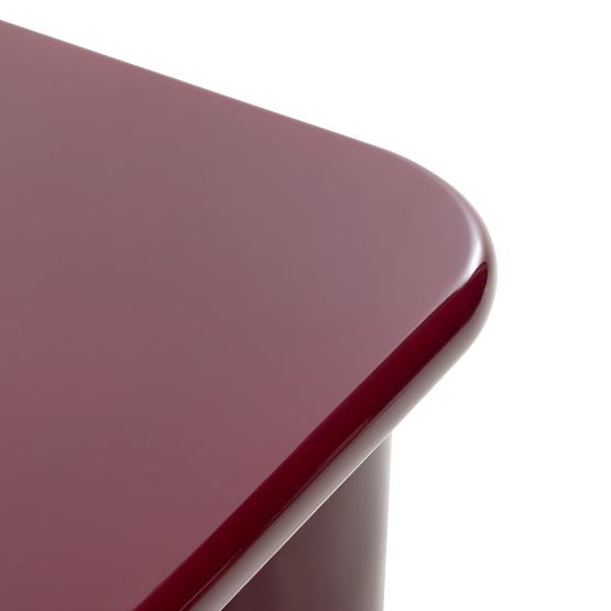 Klub stolić Cherry 70 cm, burgund/višnja, sjajni