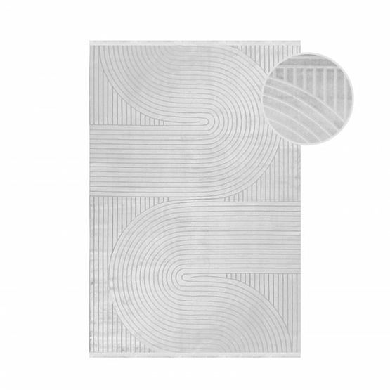 Komadni tepih Style - srebro