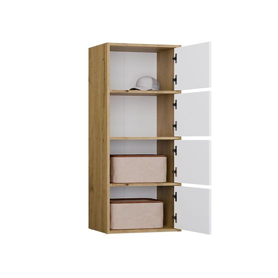 Komoda ALMA Prednja BIJELA Korpus HRAST ARTISAN