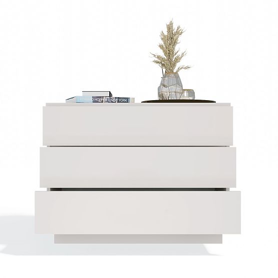 Komoda AMBER 3S Ormarić s 3 Ladice za Spavaću Soba Dnevni Boravak KAŠMIR Bež