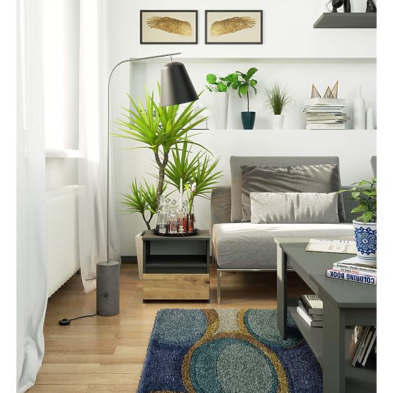 KOMODA CL1 PK GRAFIT SIVA / HRAST ARTISAN