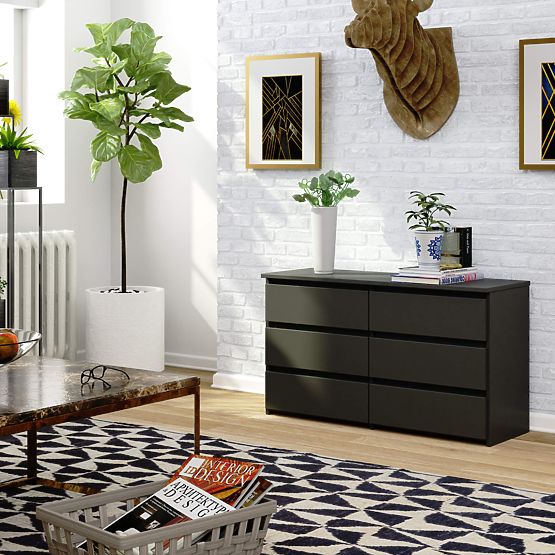 KOMODA CL100 6 LADICA PK SIVA