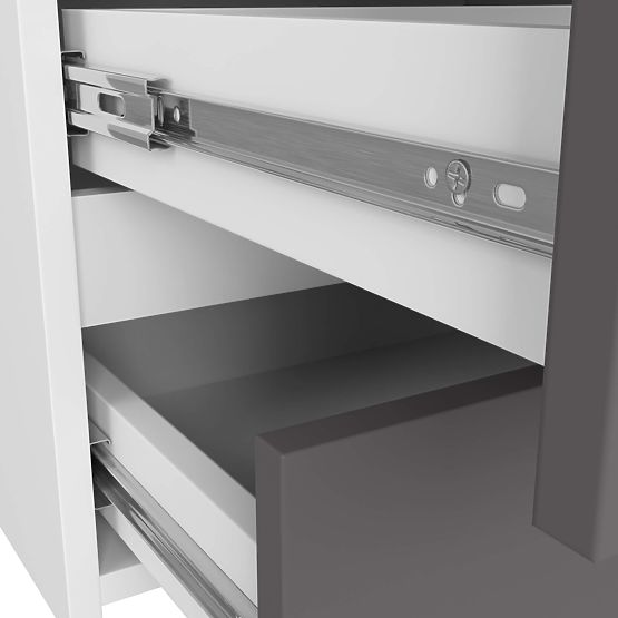 KOMODA CL100 6SZ PK BIJELA / SIVA