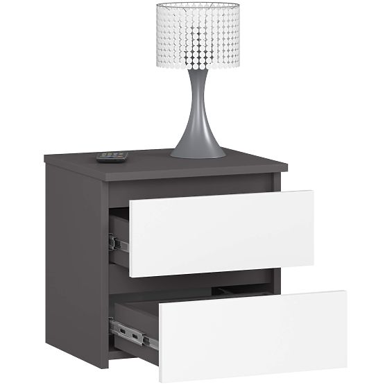 KOMODA CL2 2SZ CLP PK GRAFIT SIVA / BIJELA