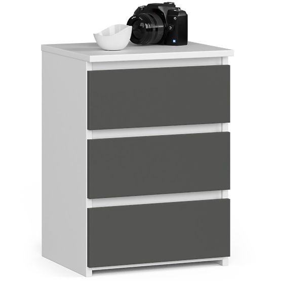 KOMODA CL3/40 PK BIJELA / SIVA