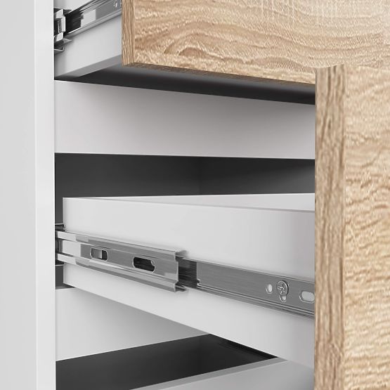 KOMODA CL4 PK BIJELA / HRAST SONOMA