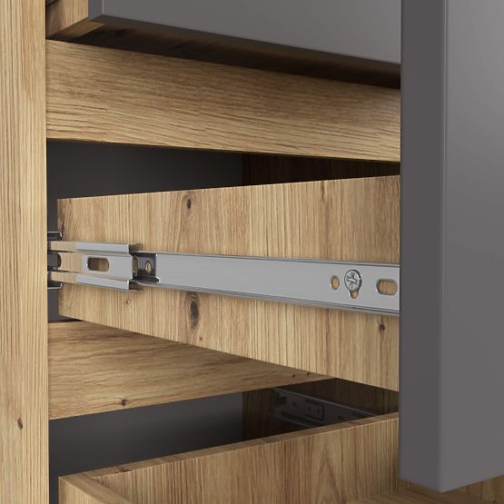 KOMODA CL5 PK HRAST ARTISAN / SIVA