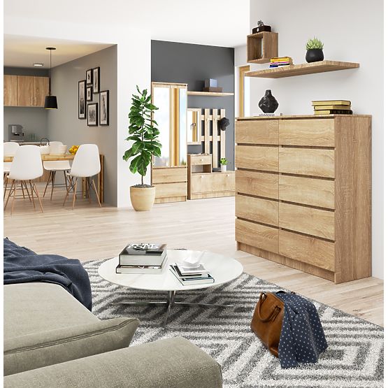 KOMODA K120 10SZ CLP PK HRAST SONOMA