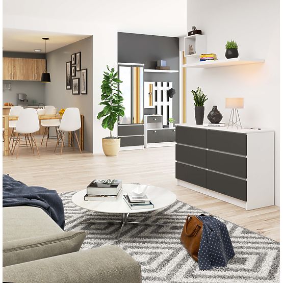 KOMODA K120 6SZ CLP PK BIJELA / SIVA