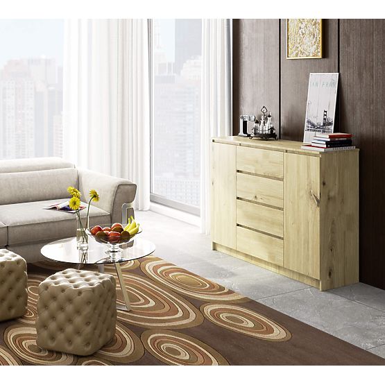 KOMODA K140 2D 4SZ CLP PK HRAST ARTISAN