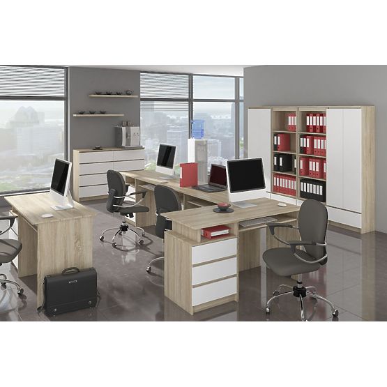 KOMODA K140 3D 3SZ CLP PK SONOMA / BIJELA