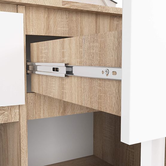 KOMODA K140 3D 3SZ CLP PK SONOMA / BIJELA