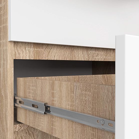 KOMODA K140 8SZ CLP PK SONOMA / BIJELA